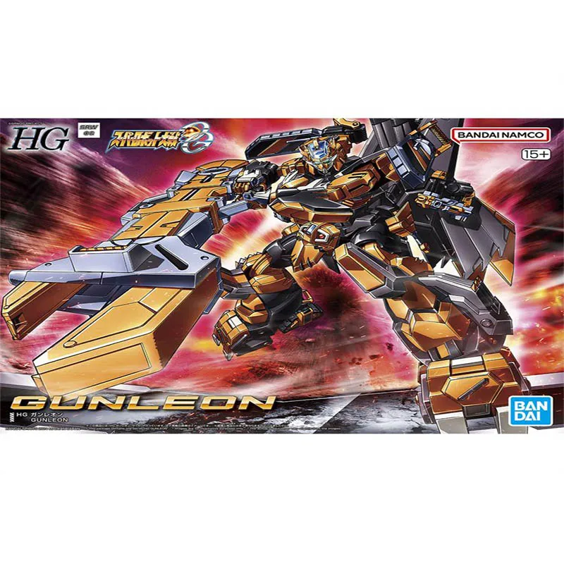 

Bandai HG 1/144GUNLEON стальной лев аниме фигурка супер робот войны Коллекционная модель комплект игрушка в подарок для детей
