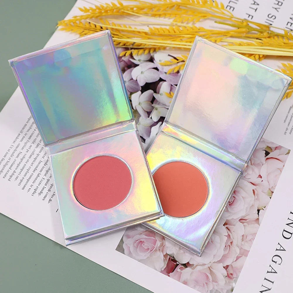 5-Color Blusher Pressed Powder Private Label Pigment High Quality Natural Matte Color Rendering Custom Logo Makeup Bulk Vegan