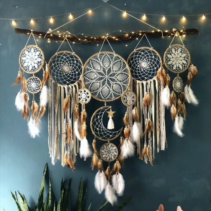 

Macrame Dream Catcher Modern Dream Catchers Interior Aesthetic Dreamcatcher Decorative Luxury Dreamcatchers Hanging Decoration