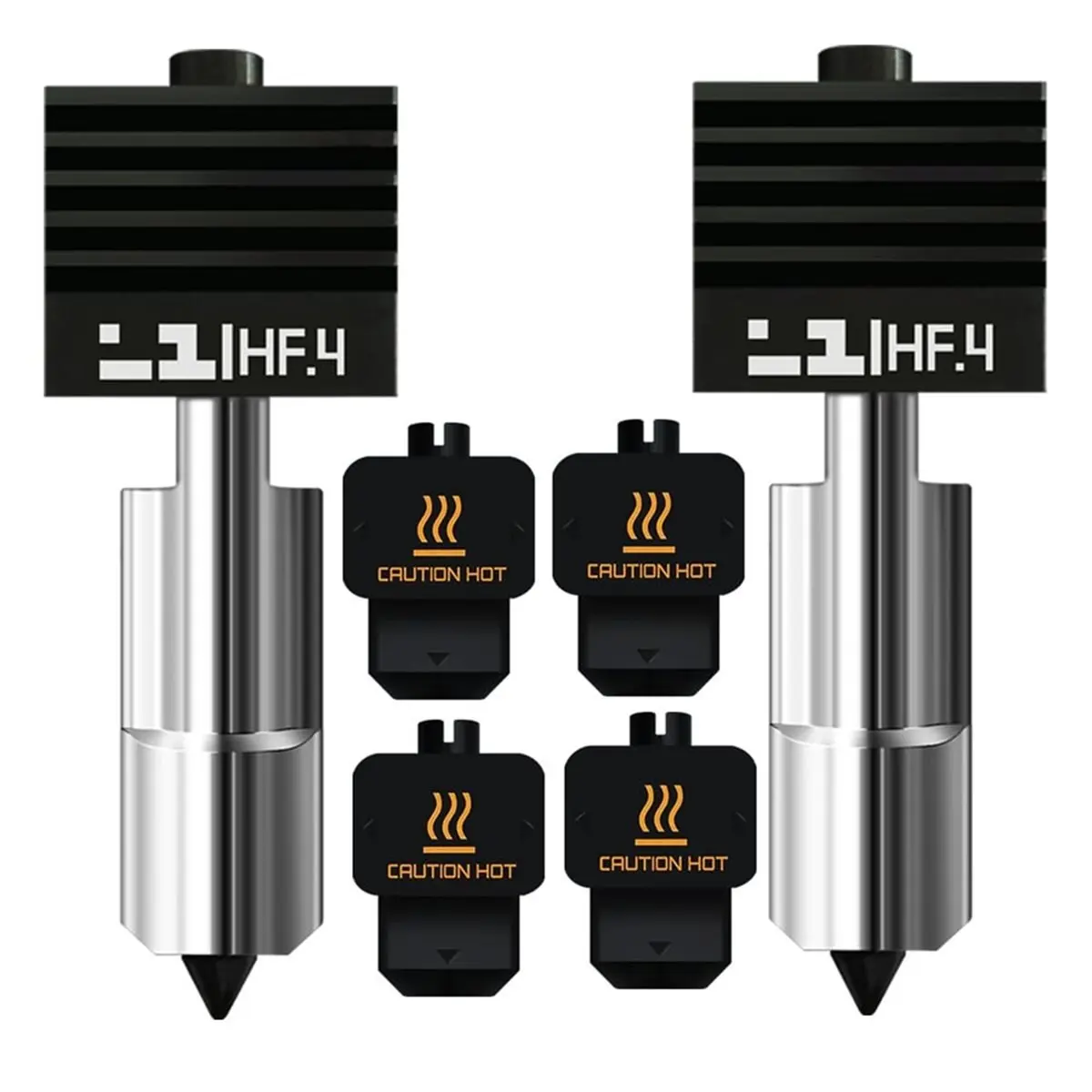 ABNQ For H2S/H2D High Hotend 0.4mm Hardened Steel Nozzle Replacement Kit for H2D/H2S/A1/A1 Mini