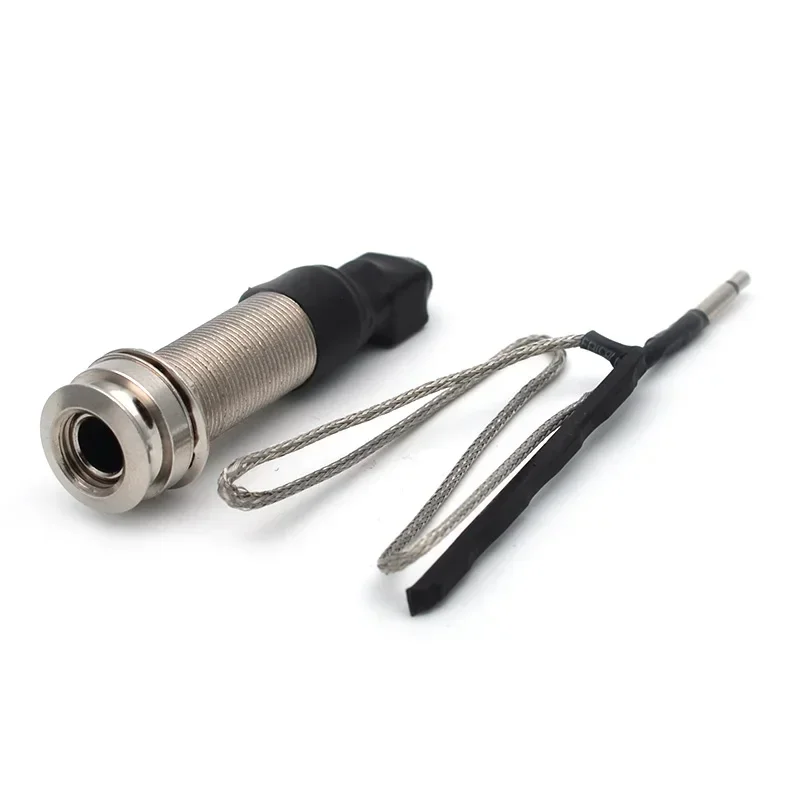 Folk Acoustic Ukulele Guitar Under-Saddle Piezo Pickup with 6.35mm Jack Cable Stick - Durable Sound Transducer for Ukulele