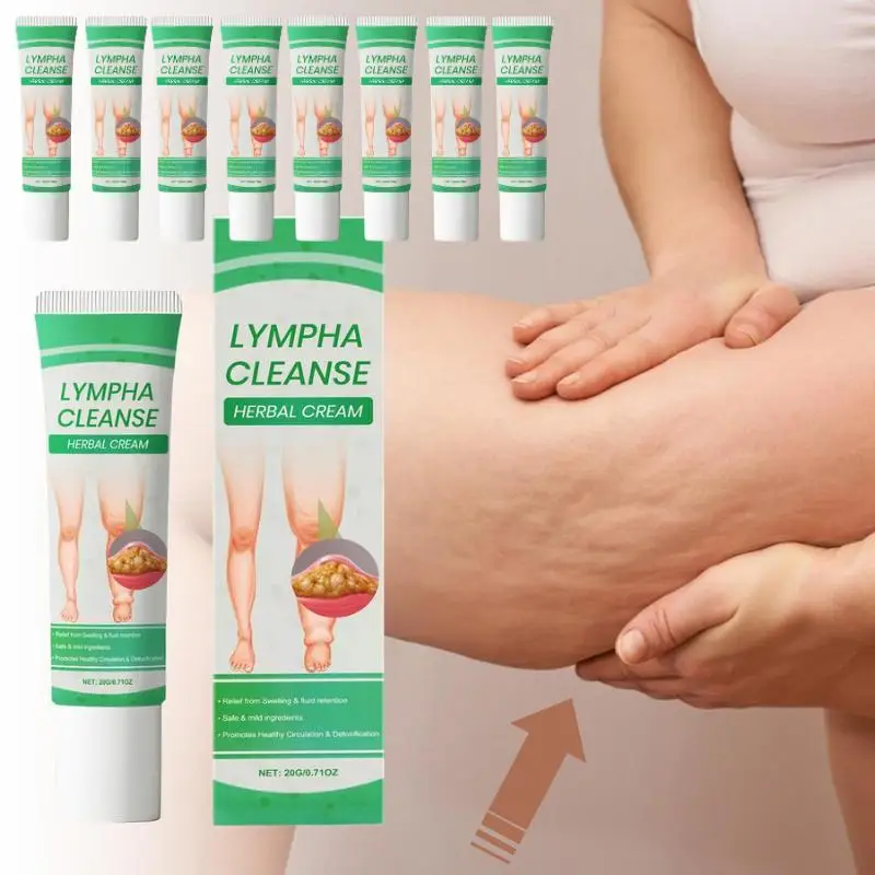 20/200g Herbal Body Care Cream Improve Blood Circulation Relieve Swelling Reduce Lymphatic Discomfort Health Soothing Skin Cream