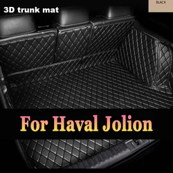 Rear Trunk Mat Car Trunk Leather Mats Parts Rear Boot Liner Styling Protector For Haval Jolion 2021 2022 2023 2024 Accessories