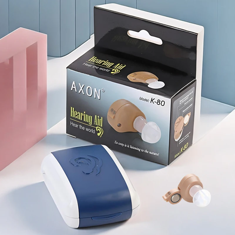 Prothèses auditives petite oreille intérieure aide auditive Invisible sans fil Mini amplificateur de son perte auditive oreille aides auditives personnes âgées