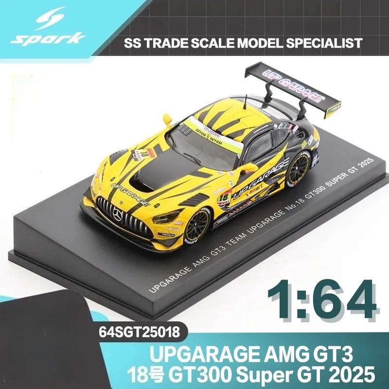 

Искра 1:64 ВЕРГАРАННЫЙ AMG GT3 No Орнамент гоночной модели из сплава GT300 SUPER GT 2025
