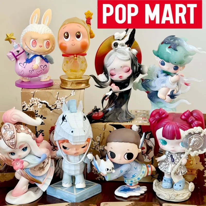 

100% Genuine POP MART Golden Gallop Series Blind Box Golden Snake Celebrates the New Year DIMOO SP Star Person Collectible Toy