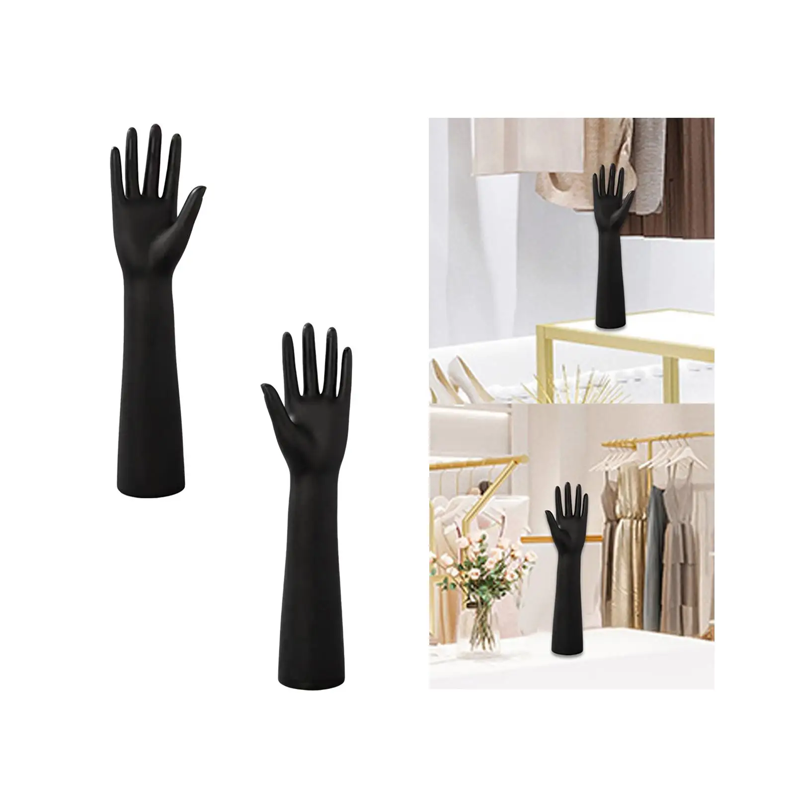 عارضة أزياء نسائية سوداء بخطوط ناعمة وتصميم بسيط، موديل يدوي #4