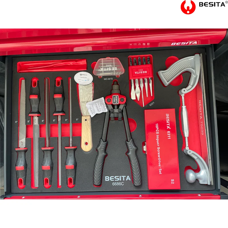 226 PCS Automotive Mechanic Home Sockets Total Tools Auto Repair 1/2 Inch Torque Wrench 216-piece Car Tool Combination Set