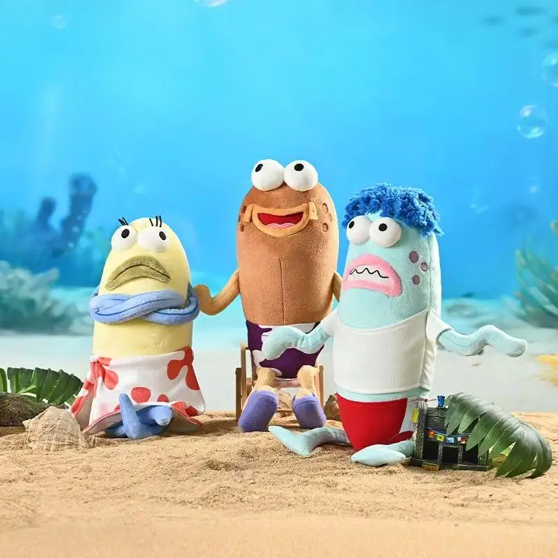 

Нижняя часть бикини Губка Боб Квадратные штаны Кукла Kawaii Resident Пешеходная рыба Плюшевая игрушка-подвеска Мягкий милый подарок для детей Друзья