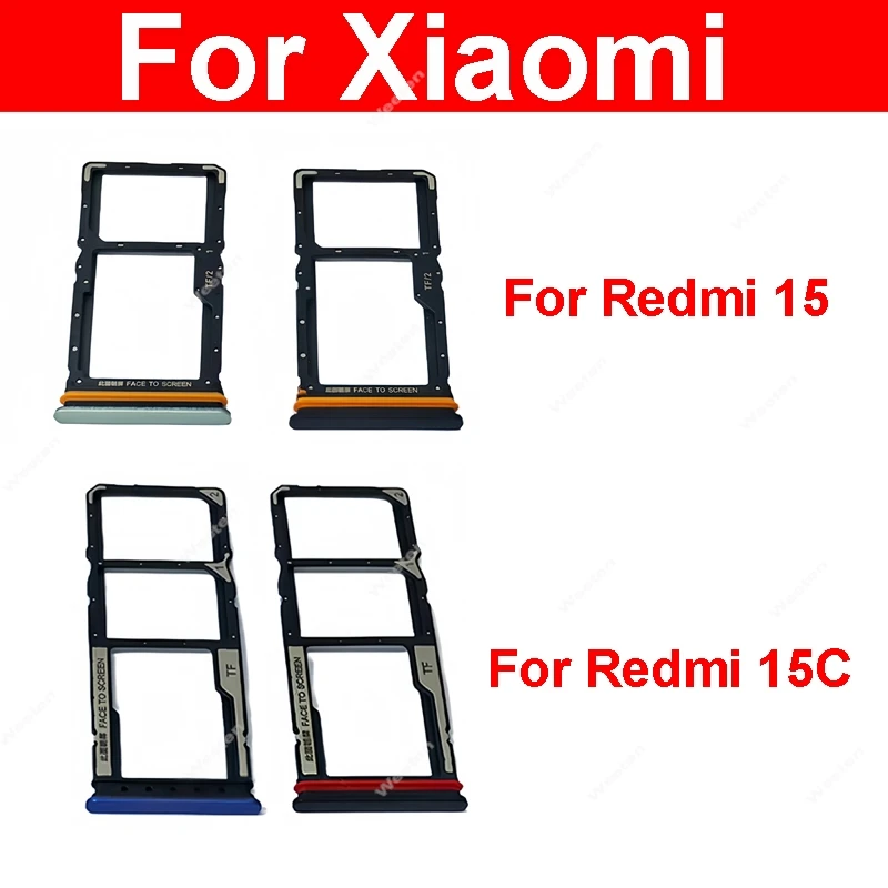 For Xiaomi Redmi 15 15C SIM Card Reader 4G 5G