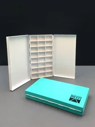 Multifunctional 3-fold 24 Grid Watercolor Pigment Box Art Painting Colour Mixing Filling Watercolor/gouache Storage Supplies