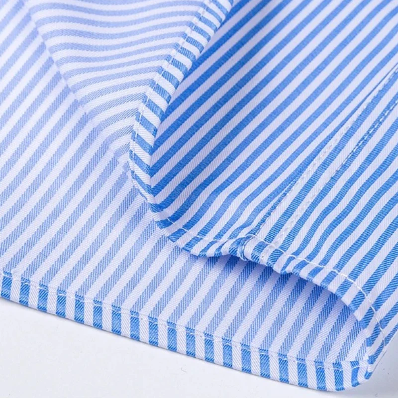 7XL Mens Shirts Long Sleeve Big Sizes Anti-wrinkle Business Men Shirt Long Sleeves Dress Shirts For Men Slim Fit Camisa Social