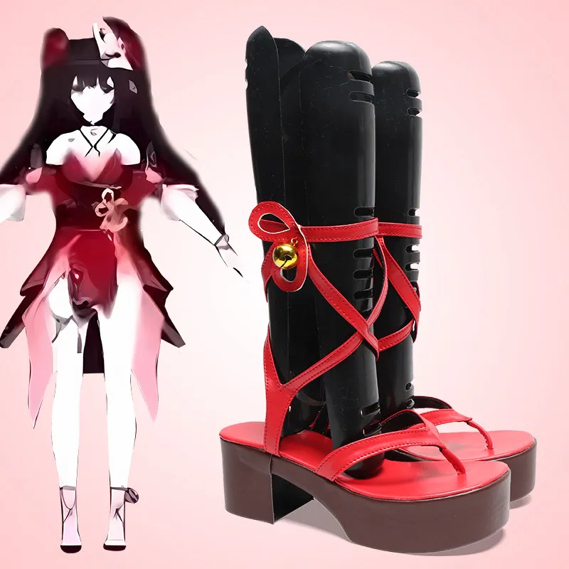 zapatos-de-cosplay-de-anime-honkai-star-rail-sparxie-botas-cortas-de-cuero-pu-con-tacones-altos-rojos-para-halloween-y-carnaval