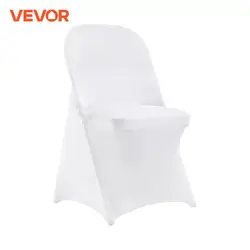 VEVOR 12 30Pcs Wedding Chair Covers Spandex Stretch Slipcover for Restaurant Banquet Hotel Dining Party Universal Chair Cover