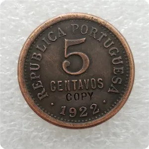 PORTUGAL-MOEDA MEIMORATIVE, Replik, 5 Cades, 1920.192222 10 Hauptverkaufsmünzen Portugal - №5
