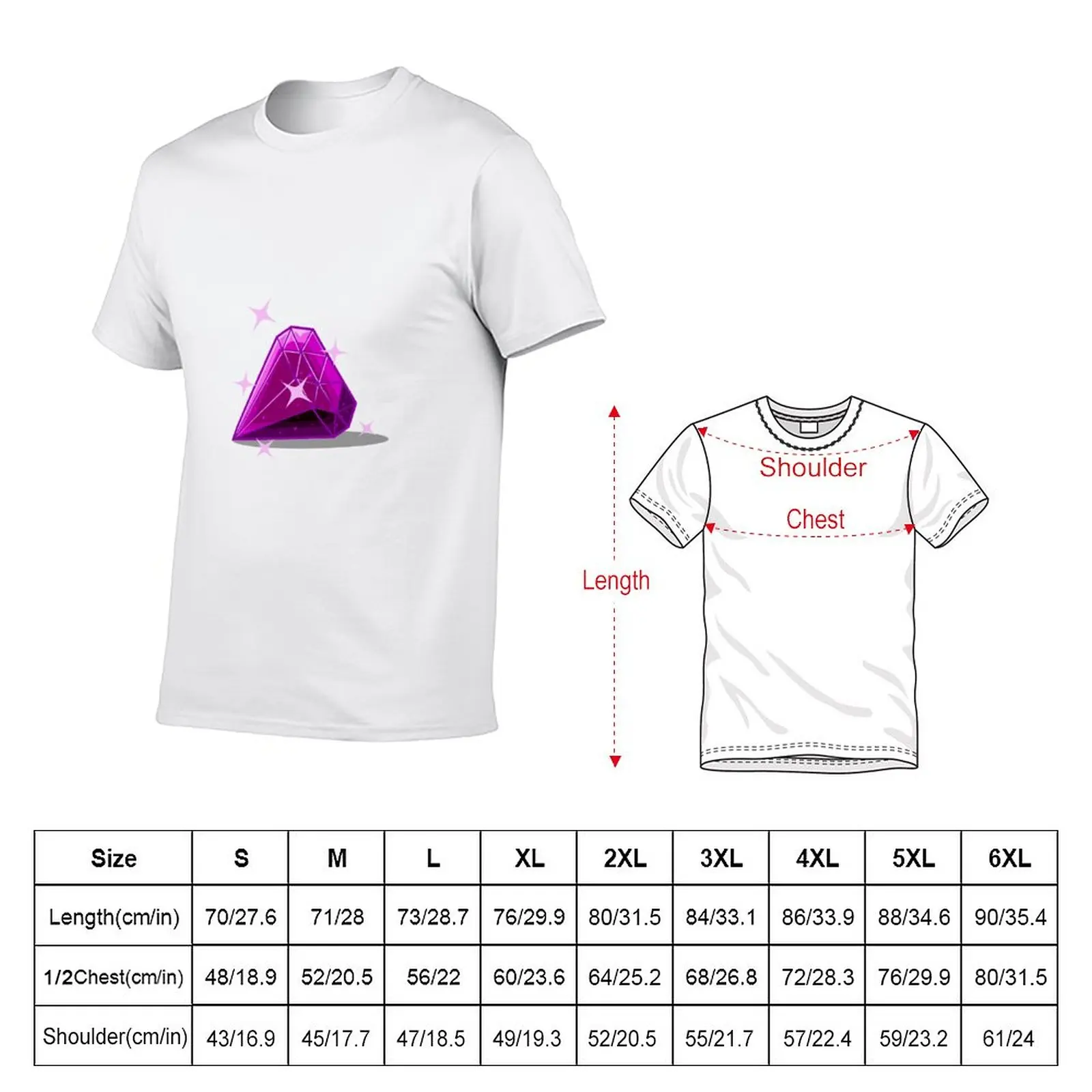 One Twenty-Five Amethyst T-Shirt oversized t shirt vintage clothes funny t shirt Men's clothing