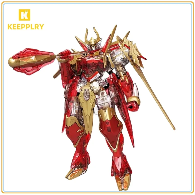 

Keeppley Building Blocks King of Glory Sun Wukong No 0 Red Flame Mecha Movable Model Splicing Toy Ornaments Limited Edition Gift