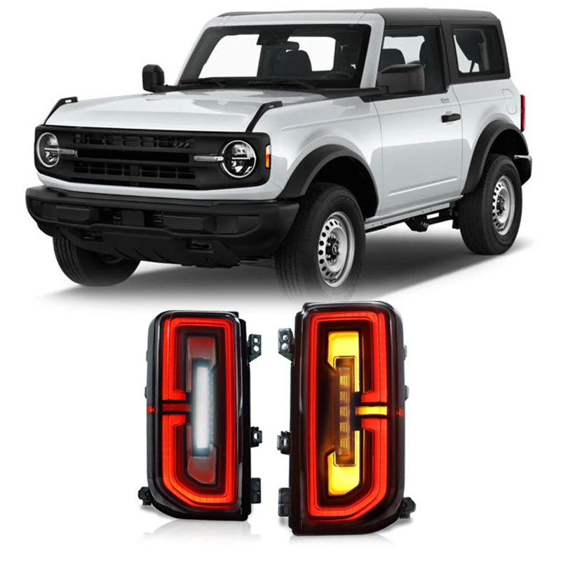 Spedking New Style New Products Explosion Tail Light for 2021 Ford Bronco Tail Light Raptor Car Accessories