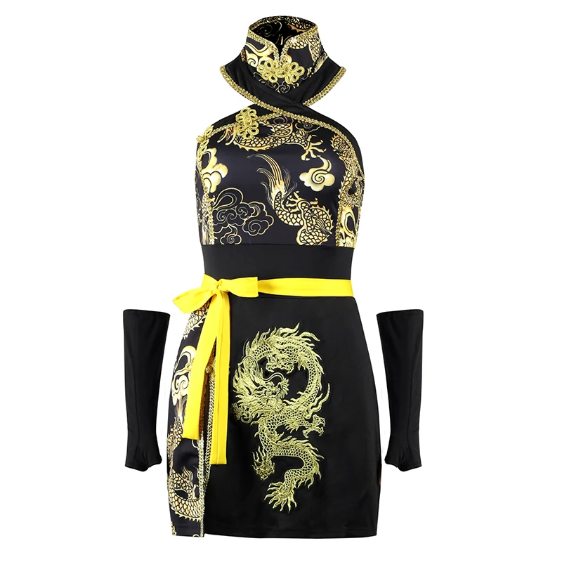 섹시한 모던 댄스 스커트 무대 공연 의상 한국 버전 재즈 댄스 의상 여성 그룹 공연용