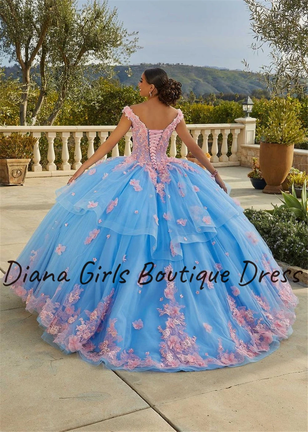 Robes de mariage personnalisées vertes élégantes, robe de RhQuinceanera, appliques en dentelle florale, cape de perles, robe douce mexicaine