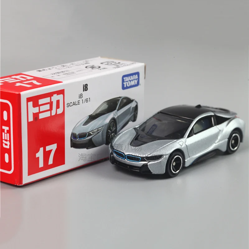 

Diecast Alloy 7cm Long No. 17 I8 New Energy Electric Sports Cars Model Adult Classics Collection Toy Souvenir Static Display