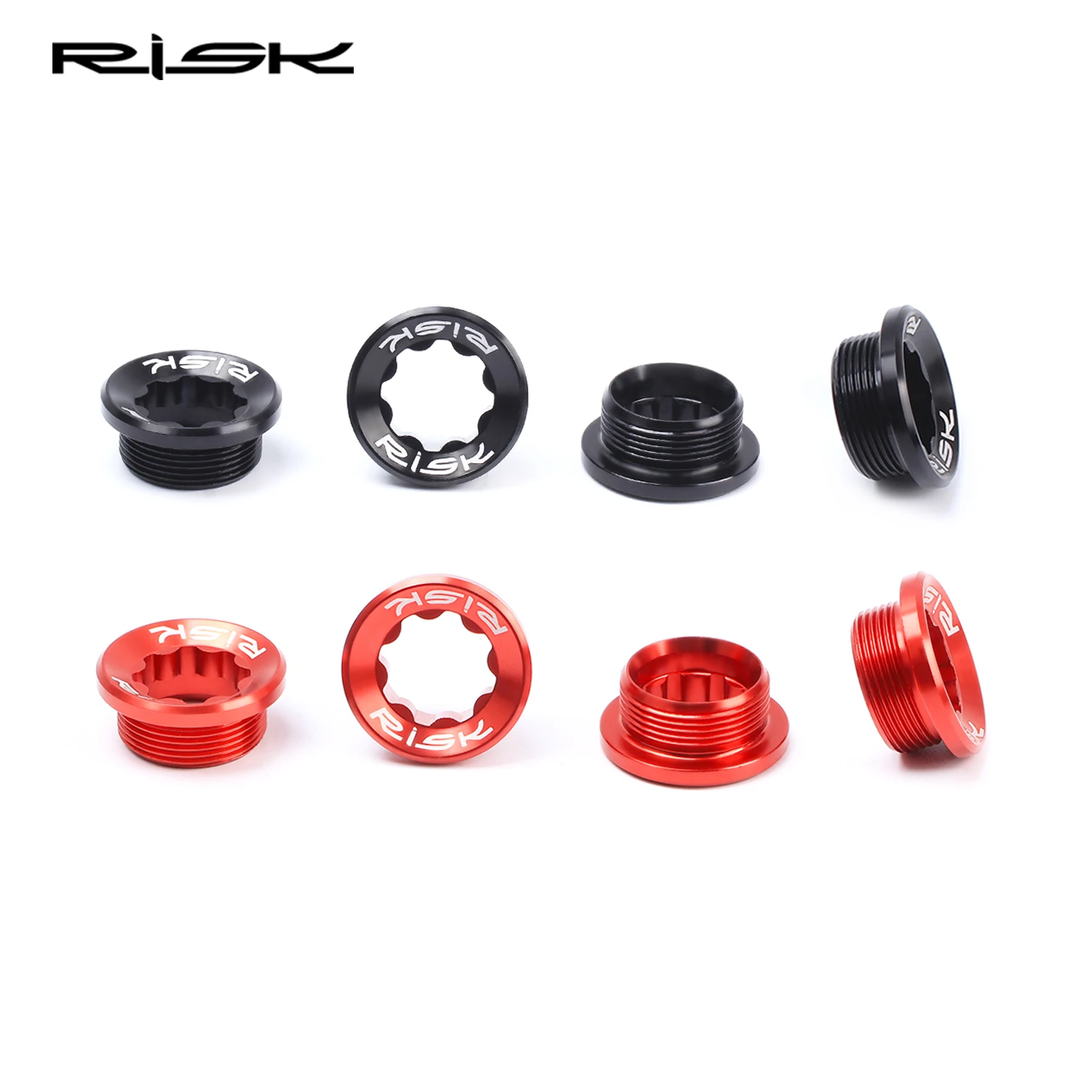 RISK M20x8mm Bike Crank Cover Aluminium Bicycle Bottom Bracket Bolts MTB Chainwheel BB Cranks Arm Cover For Deore/XT Crankset