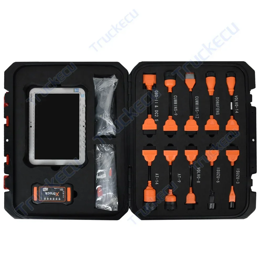 

Fz-g1 tablet multi diagnostic Y009 hard drive complete set of connectors OBD2 PK HT-8A, truck excavator diagnostic kit code