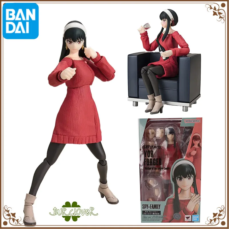 

BANDAI Original SHF SPYXFAMILY YOR FORGER Anime Figure Action Figure Toys For Boys /Girls /kids /christmas Gift