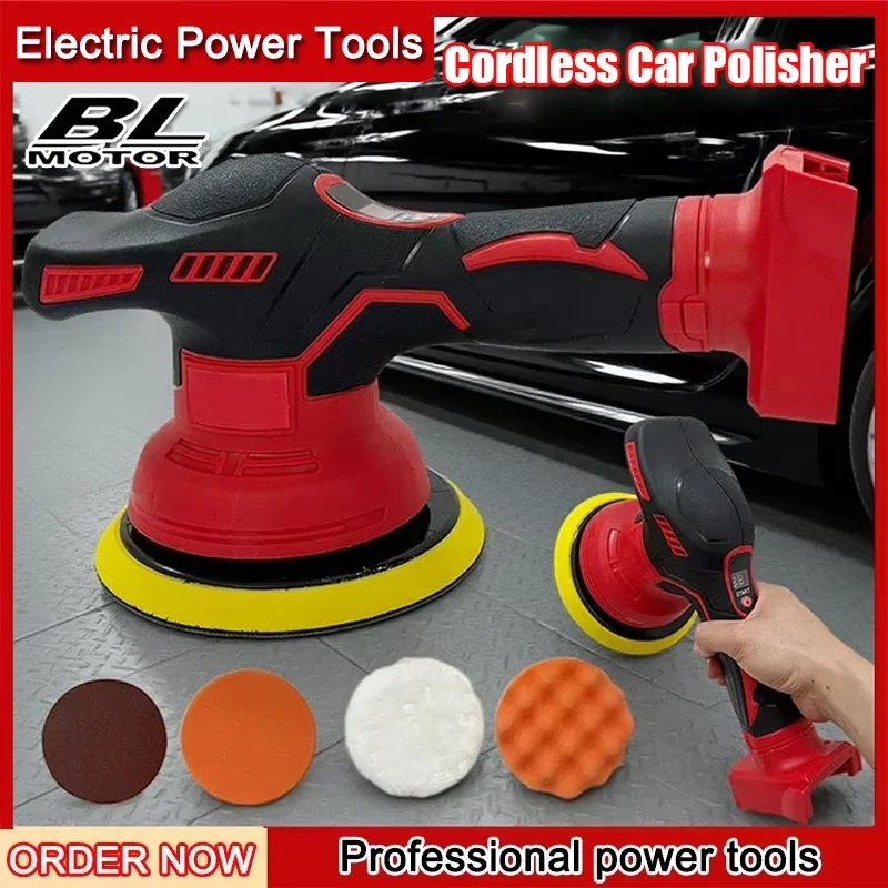 

Горячая распродажа: Беспроводная полировальная машинка для авто с 8 регулируемыми скоростями, электрический инструмент для воскования, шлифовки и нанесения защитного покрытия, совместим с аккумулятором Milwaukee 18V