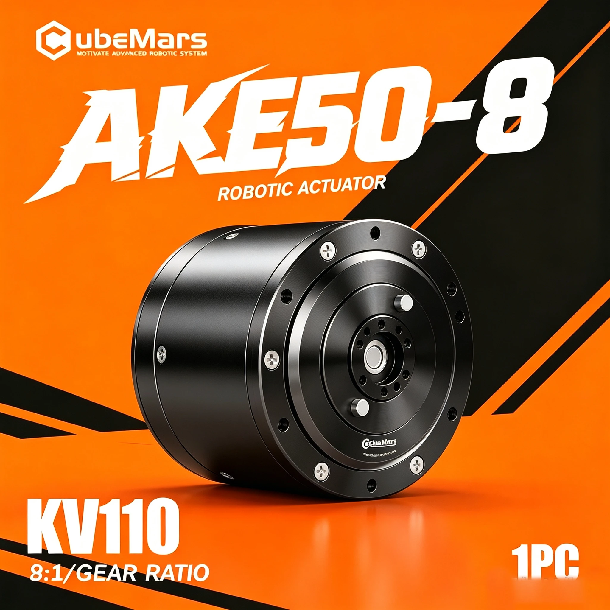 CubeMars AKE50-8 KV110 Quasi Direct Drive Motor 24V 7.5Nm Brushless Actuator for Robotic Joints
