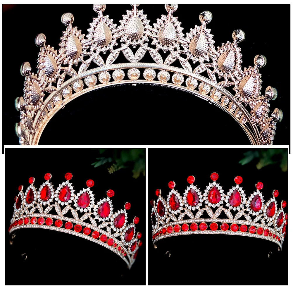 Wedding Decor Tiara Crown for Women Homecoming Crowns Accessories Headbands Pink Bachelorette Bridal Costume Miss