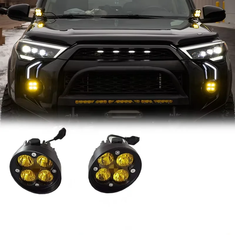 

4x4 Offroad Accessories LED Fog Lights Foglamp For TOYOTA 4Runner For Tacoma For Tundra For Rav4 Fog Lights