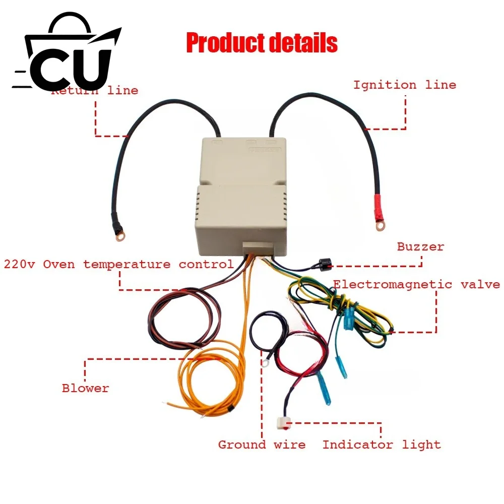 220V Gas Oven Pulse Ignition Controller Universal Catering Gas Oven Spare Parts