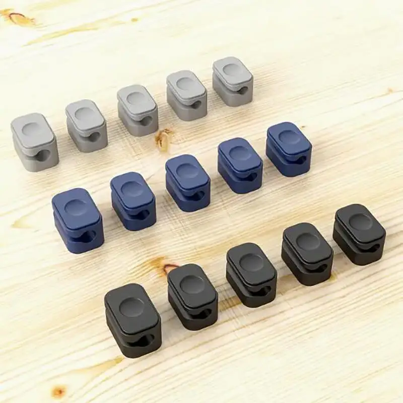 Organisateur de fil de souris magnétique, 1 pièce, Clip de protection de câble de bureau, enrouleur de cordon, prise de rangée, support de ligne de chargement USB fixe auto-adhésif