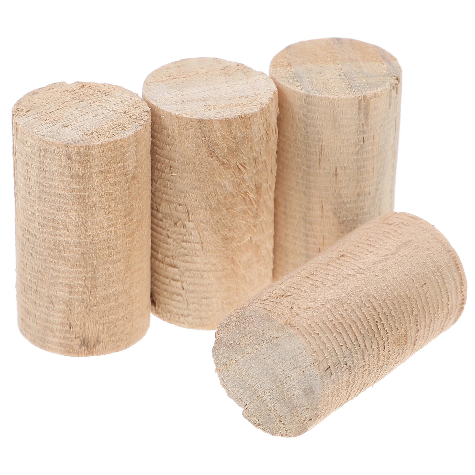 

4pcs Furniture Heightening Leg Blocks Pads Chair Riser Table Risers for Desk Legs Khaki Bed Extenders Sofas Beds