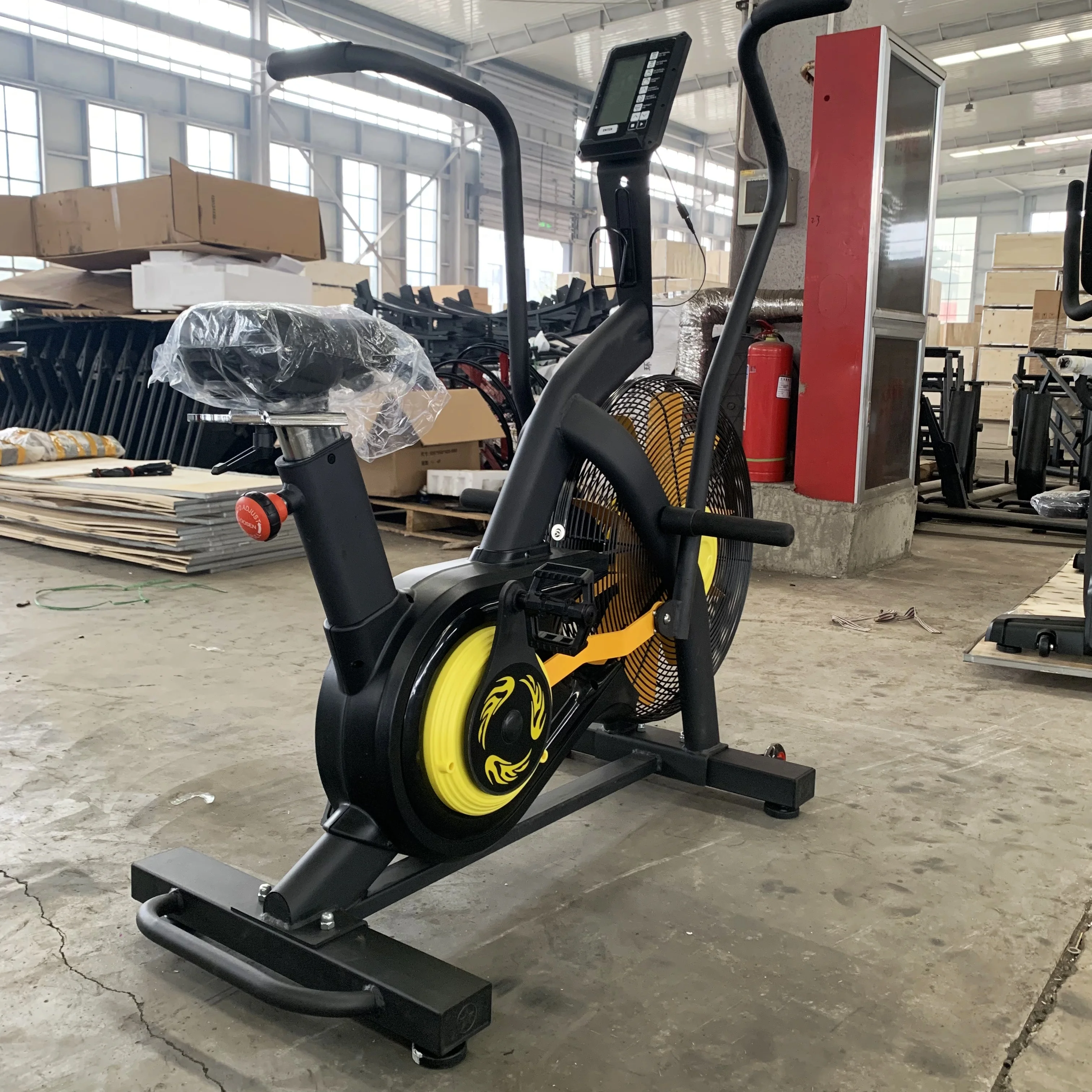 

High Class air Bike Wholesale Price Commercial Stationary Exercise Cardio Equipment Indoor Air Bike for Sale