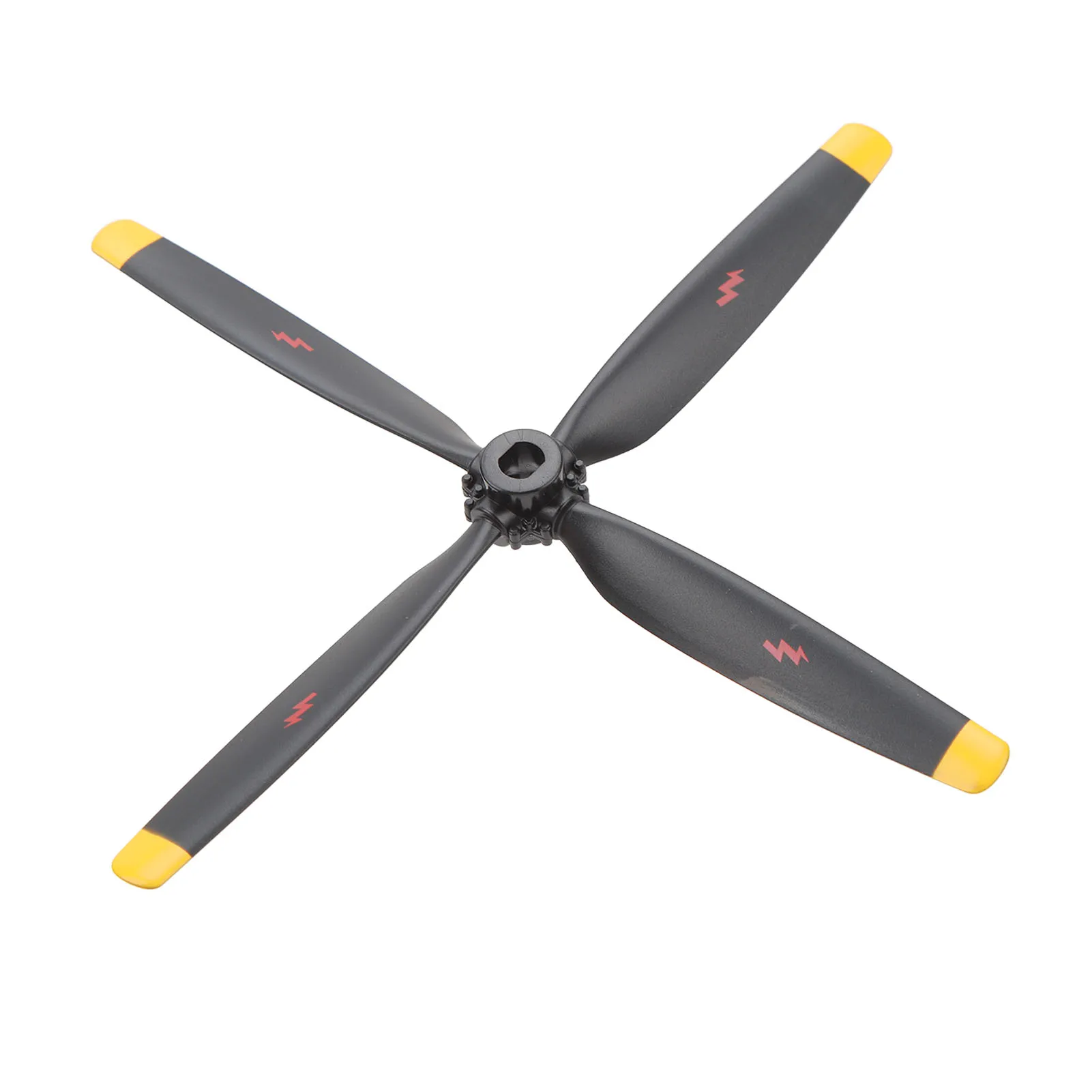 RC Propeller Paddle Blade Strong and  Black Enhanced Control Performance RC Aircraft Propeller Plastic for Replacement