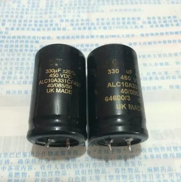 Premium for BHC Aerovox 330UF 450V HIFI Tube Amp High Voltage Filter Electrolytic Capacitor  10pcs