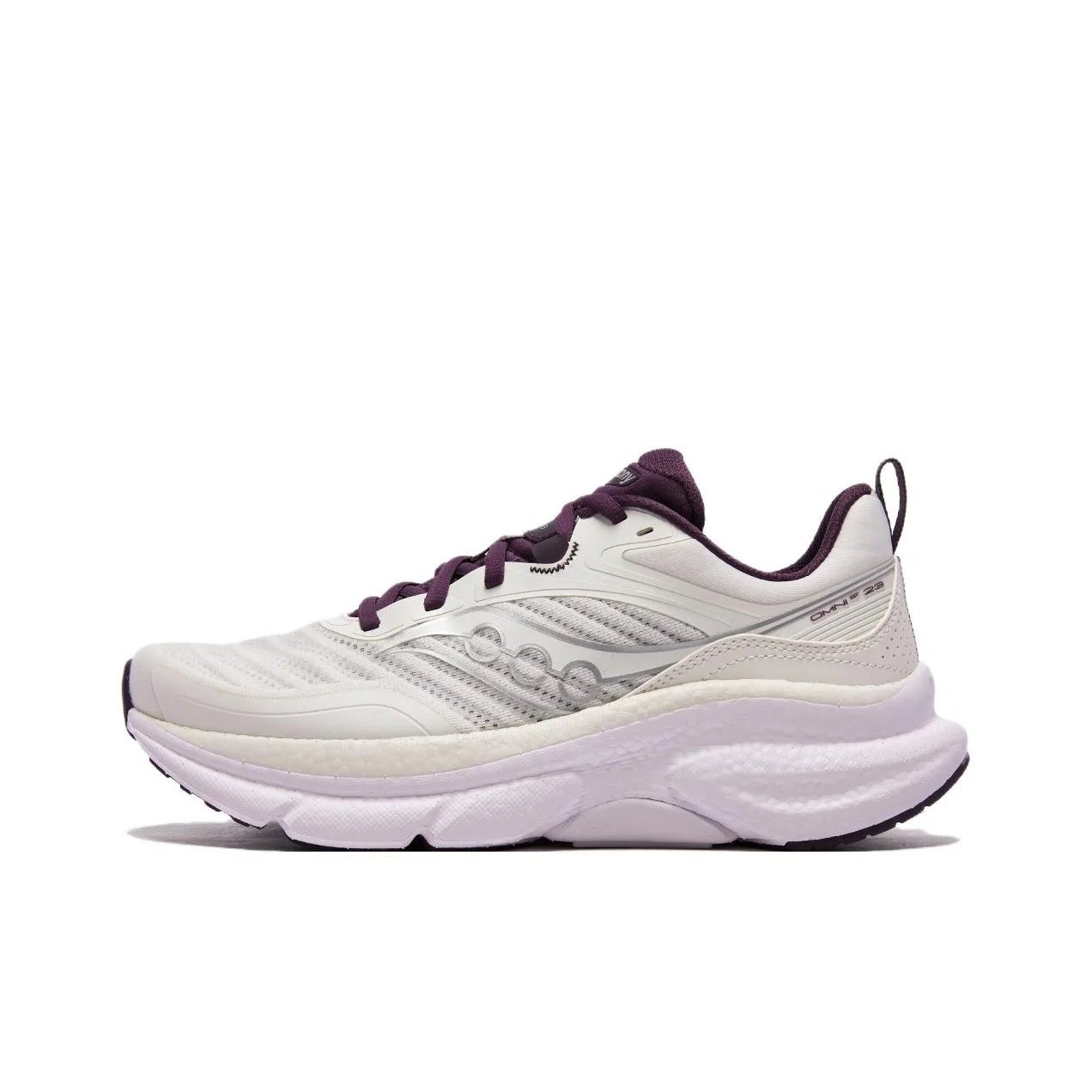 Saucony OMNI ST All Star 23 Running Shoes Women's White Silver S101552-1006
