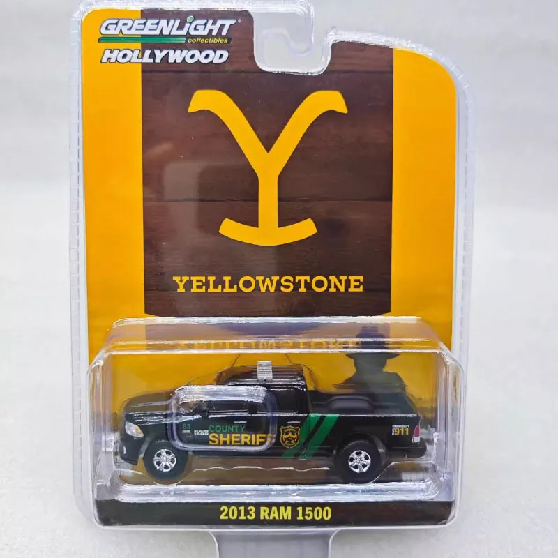 Greenlight Diecast 1:64 2013 Ram 1500 سبيكة محاكاة نموذج سيارة معدنية مجموعة ثابتة زينت عطلة لعبة هدية تذكارية