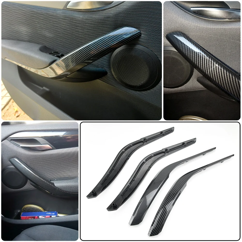 set Car Interior Handle Inner Door Armrest Panel Pull Trim Cover For Bmw X1 E84 2010 2011 2012 2013 2014 2015 2016