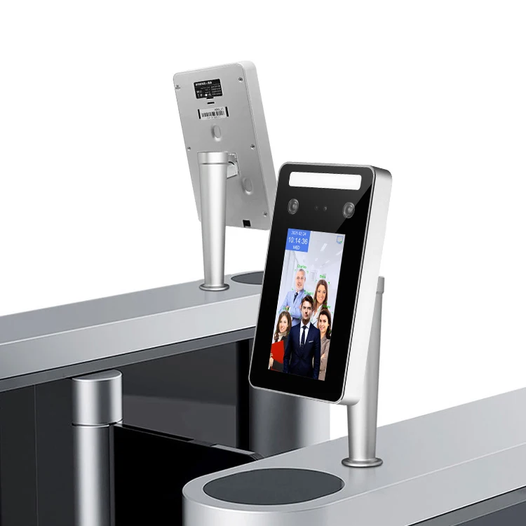 Waterproof Biometric Dynamic Facial Recognition Terminal Turnstile Access Control Face Recognition Device Door Access Control