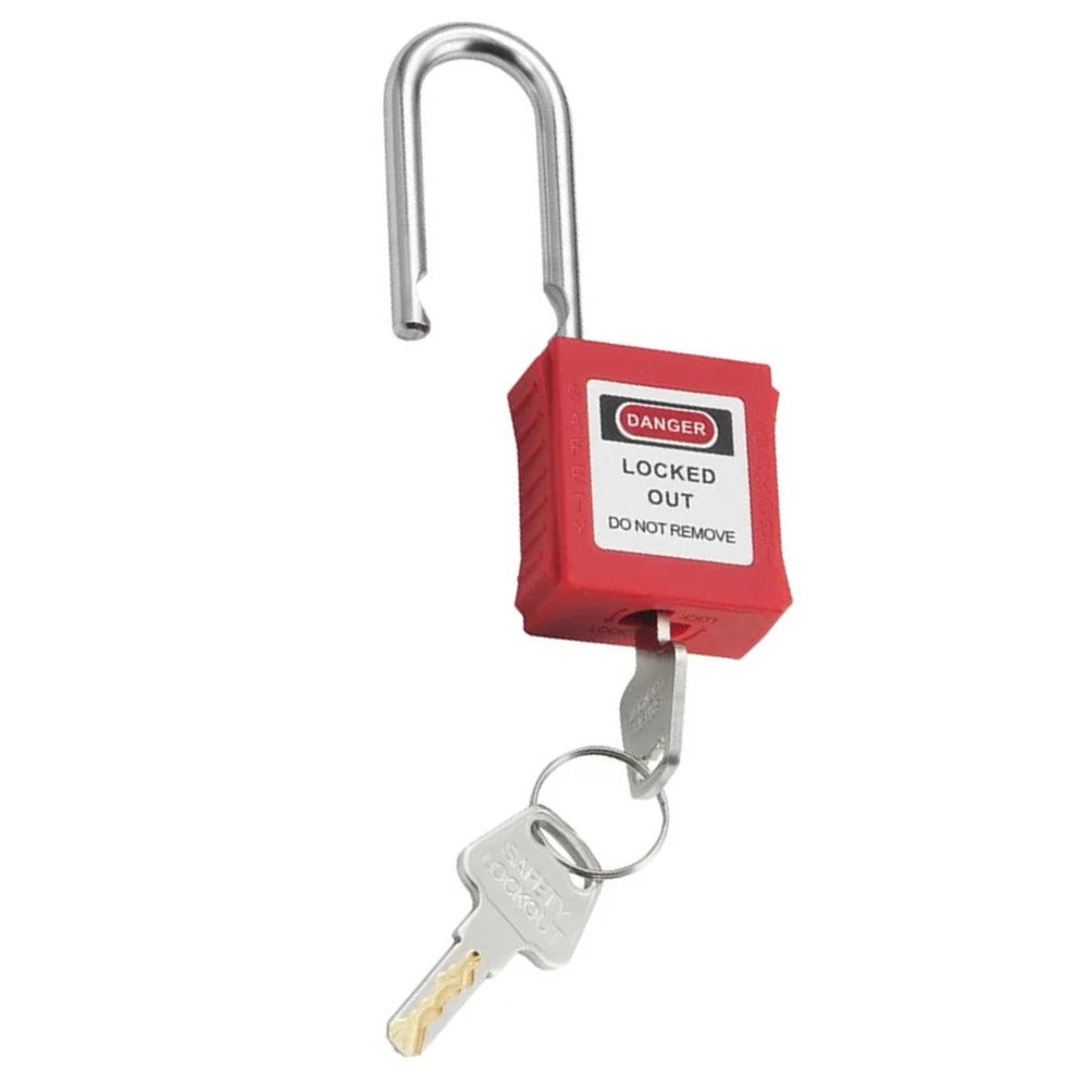 5pcs Tagout Lock Set with Anti Mispulling and Waterproof Features for Security Management in Harsh Environments