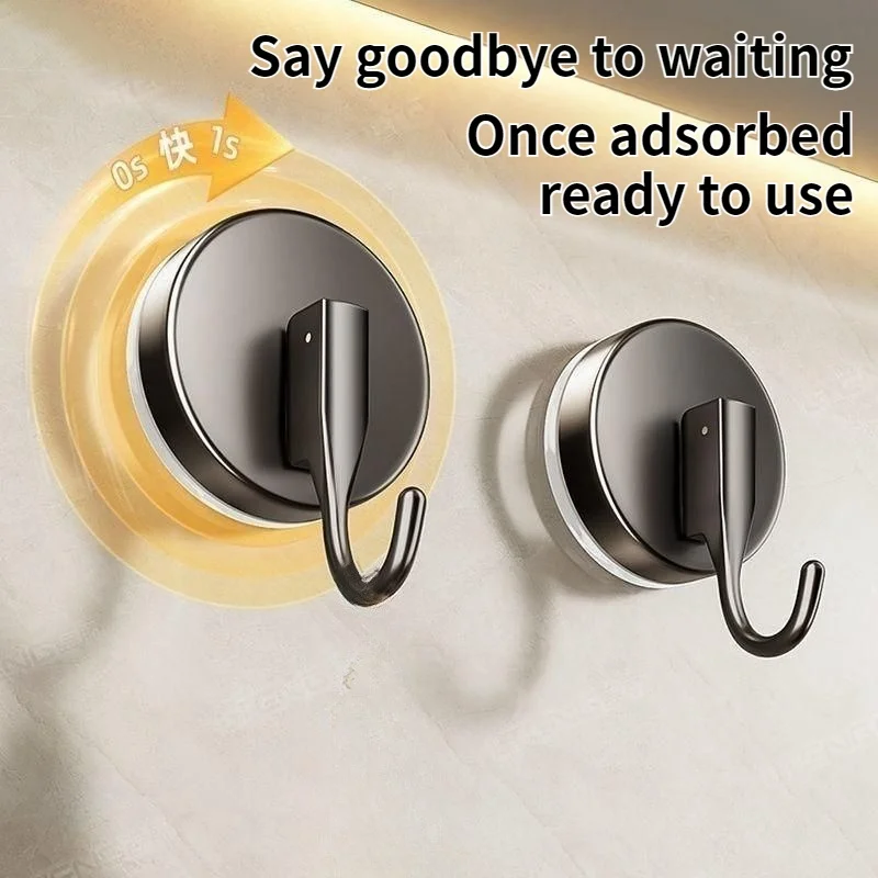 No Need To Drill Suction Cup Door Rear Hook Strong Load-Bearing, Kitchen Bathroom Adhesive Hook, Key Hook, Kitchen Hook