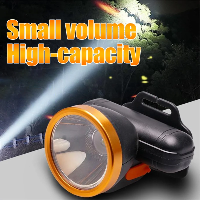 Outdoor Headwear Headlamp Strong Light Rechargeable Torch Field Night Fishing Strong Light