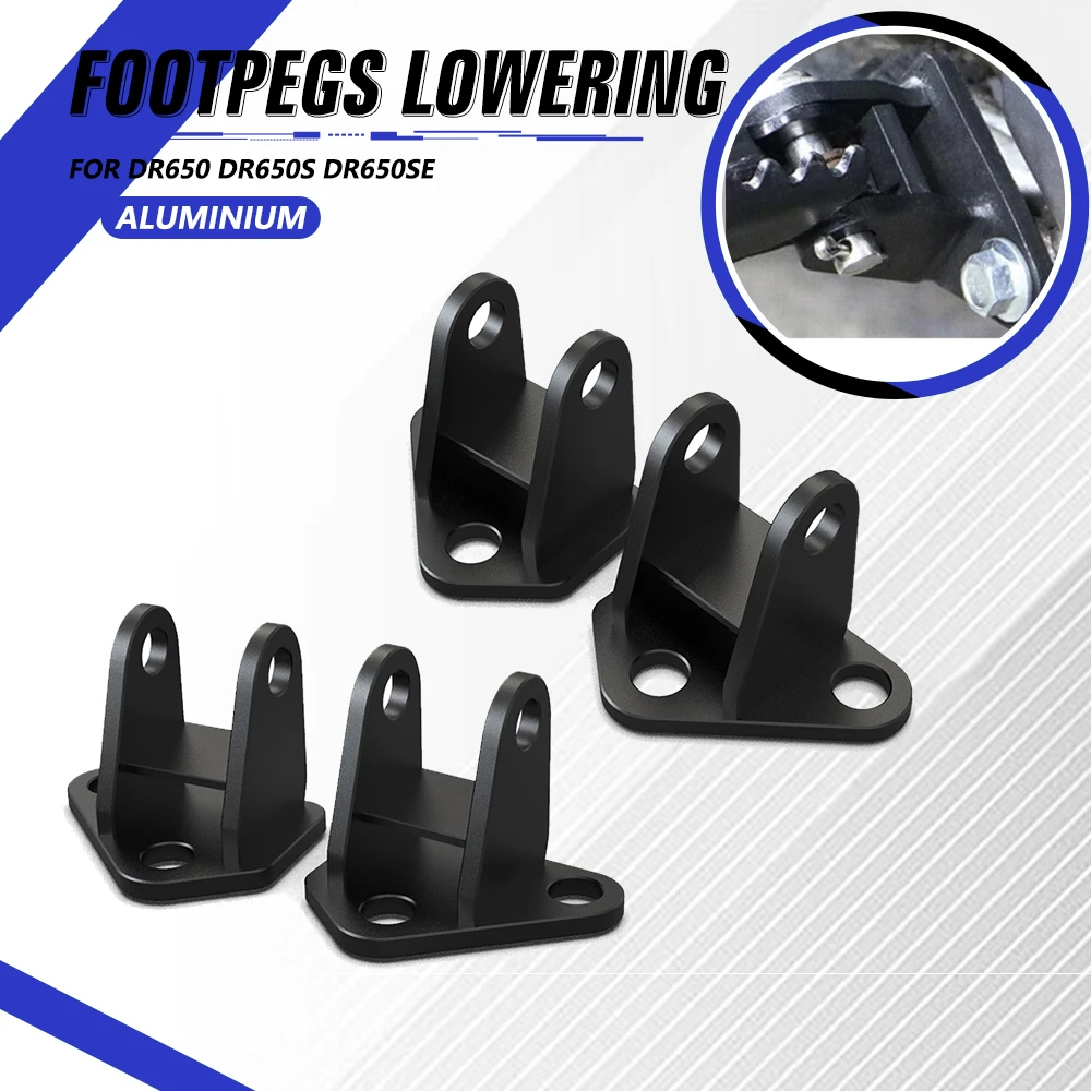 

DR650 2''(50mm) Drop Link Bracket Accessories Footrest Footpeg Lowering Mounts Kit For Suzuki DR650S DR650SE 1996-2023 2024 2025