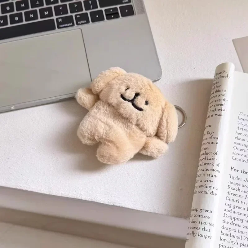 Cute Plush Line Puppy Anti Fall Wireless Bluetooth Earphone Case Suitable for Airpods1/2/3/4/pro Fashion Earphone Accessories