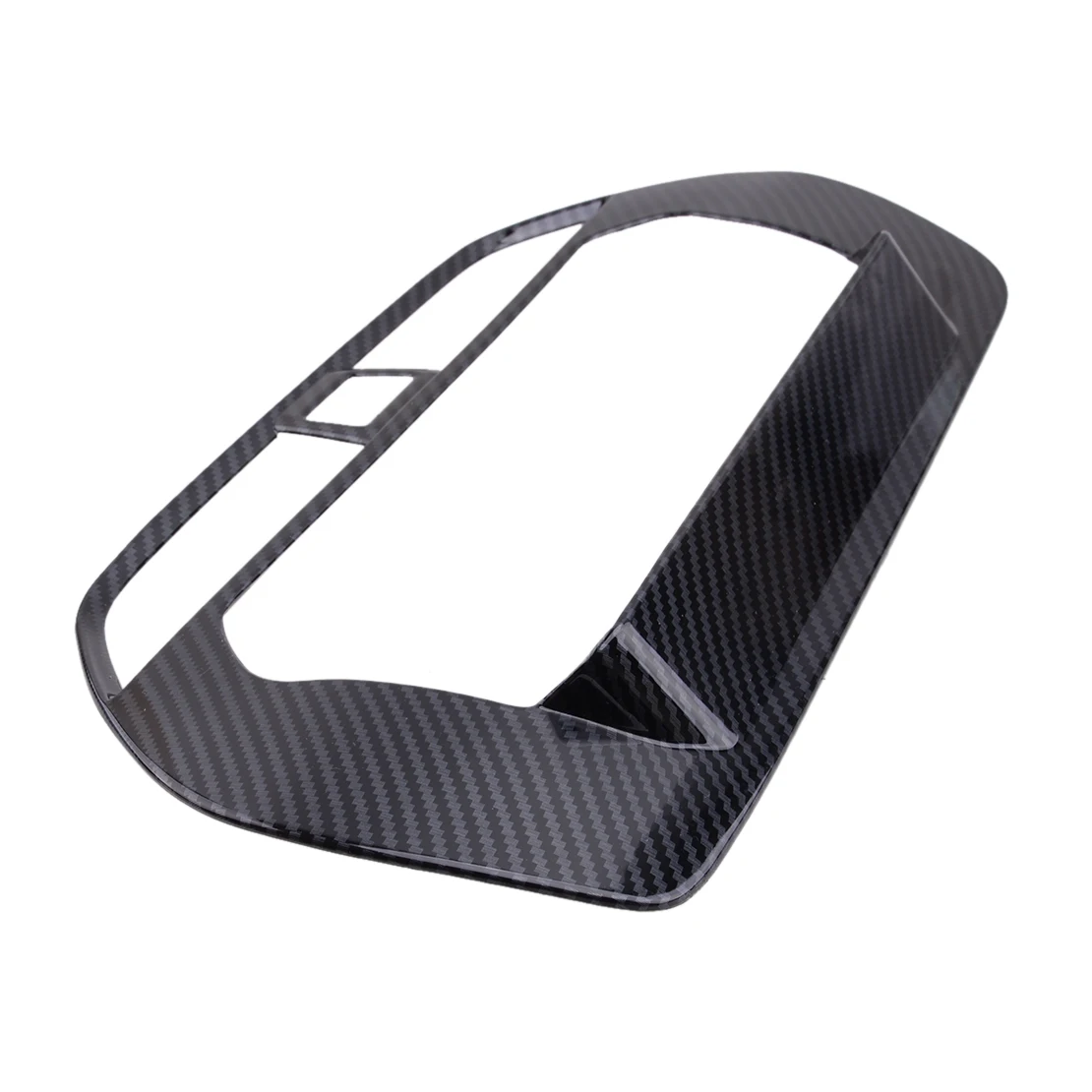 Compartimento Central delantero de coche, cubierta de marco de navegación, moldura decorativa, textura de fibra de carbono ABS, apto para Nissan Teana Altima 2019 2020