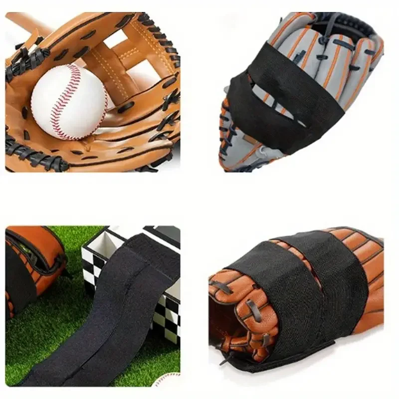

Baseball Glove Wrap Band,Portable Softball Glove Pocket Saver,Multi functional Baseball Softball Goalkeeper Gloves Accessories