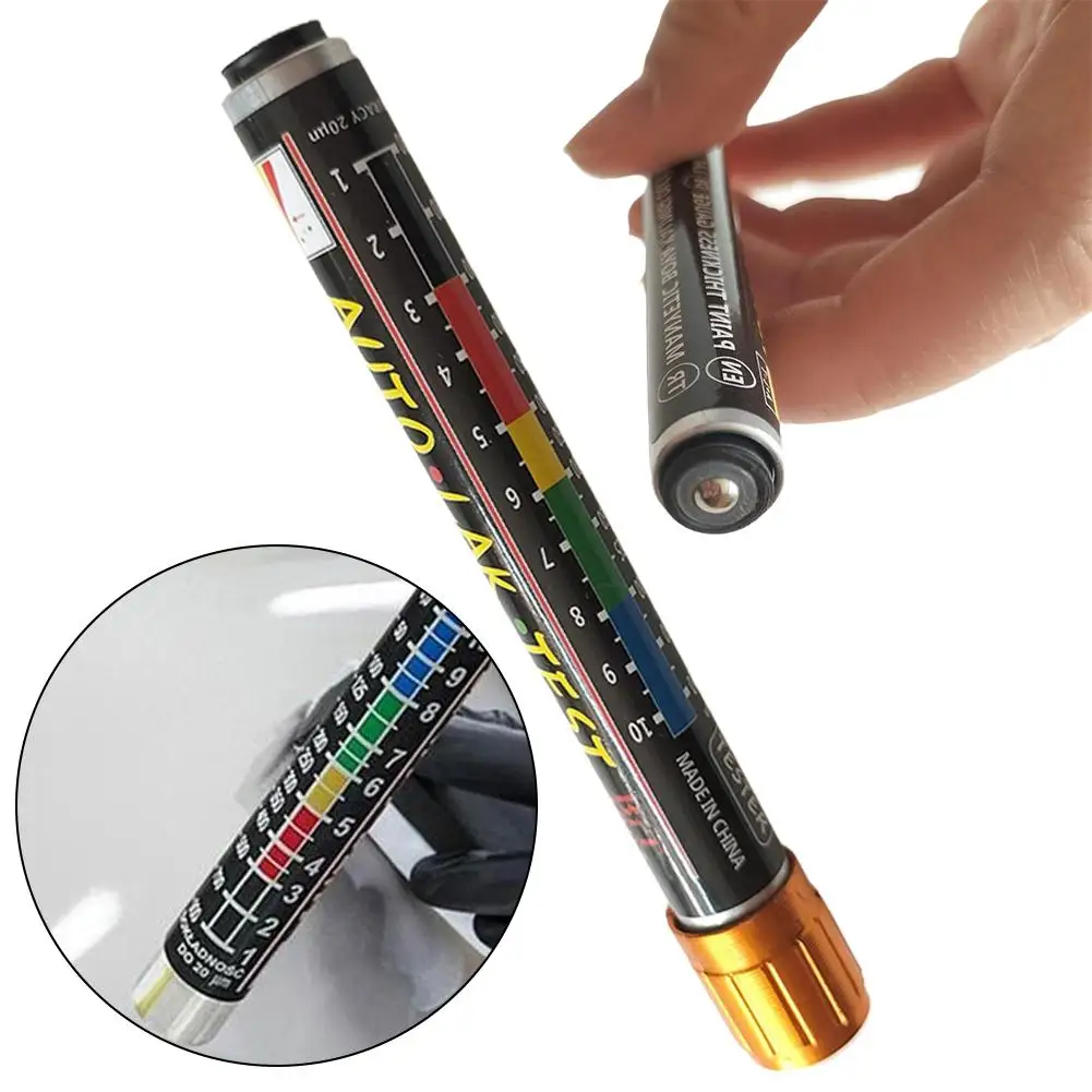 Car Paint Test Thickness Tester With Scale Magnetic Inductive Probe Portable Car Paint Coating Tester Meter For Car Body